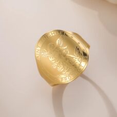 Bague réglable Archange Michael st Michel ref or Bague réglable Archange Michael st Michel ref or