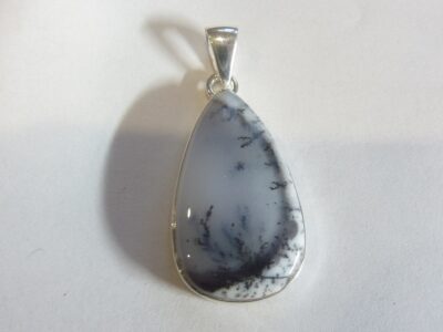 Pendentif Merlinite opale dentritique argent 925 ref 1278